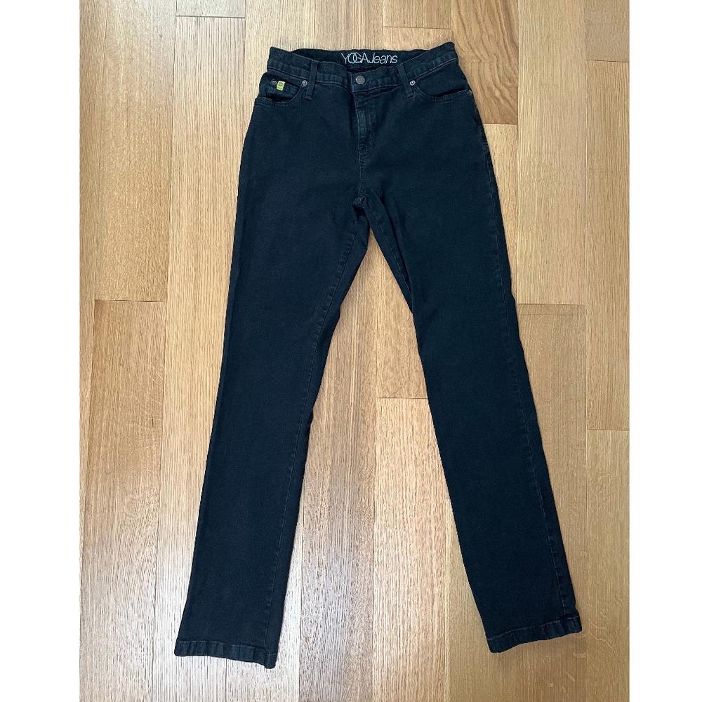 Y2K Jeans Straight Leg Women's Jeans - Black